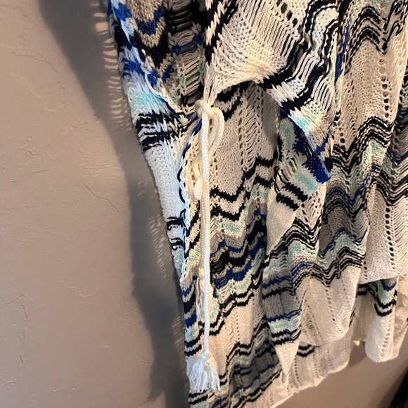 Handmade boho Knitted Crochet Swimsuit Coverup Beach Beachy Pool - Picture 9 of 13